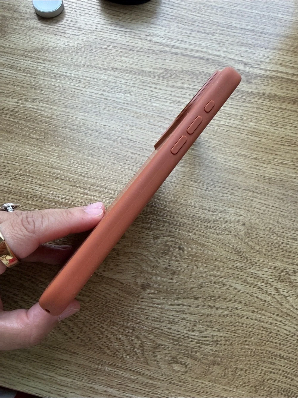 Apple iPhone 17 pro max Silicone Case - Terracotta